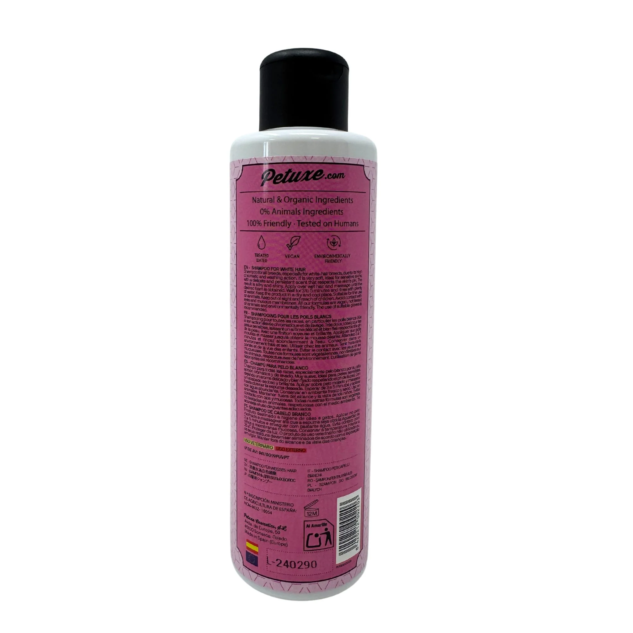 Champú pelo blanco 200ml - Imagen 3