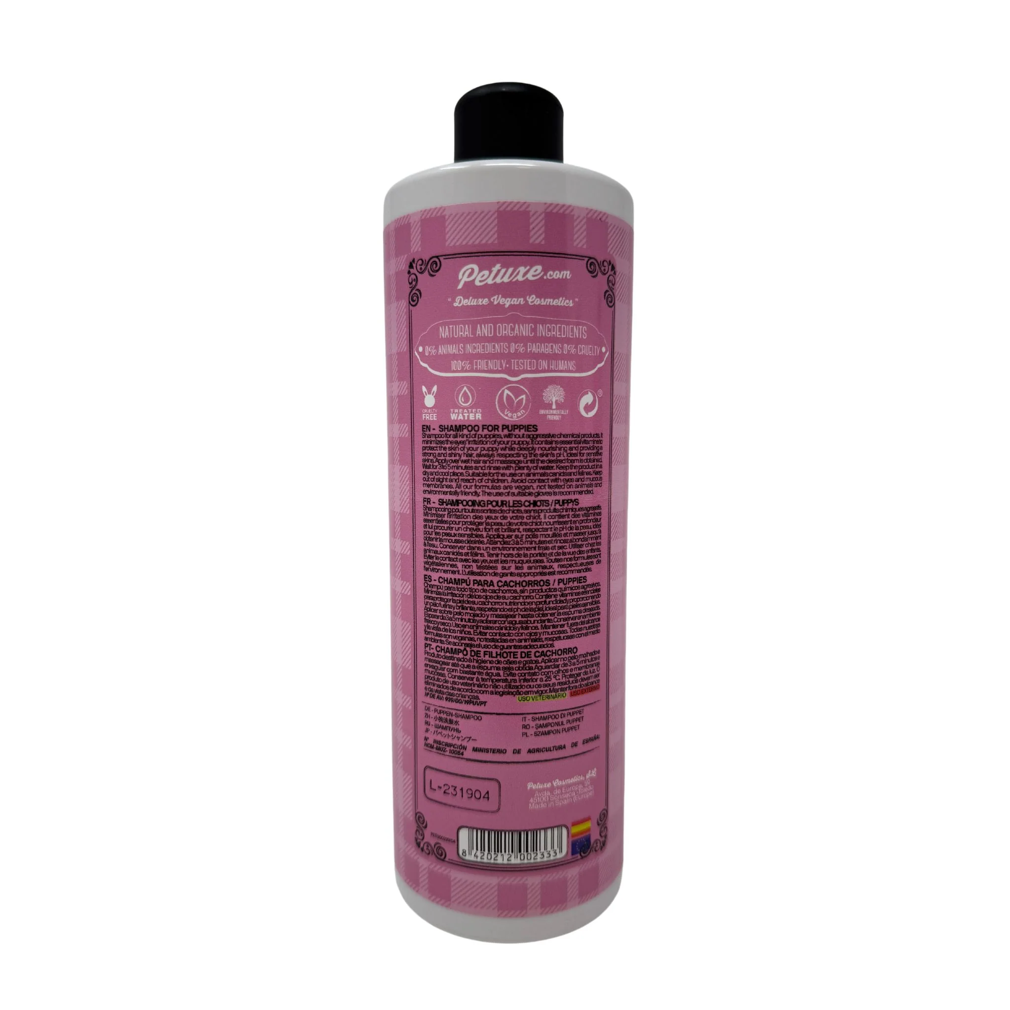 Champú cachorro 500ml - Imagen 3