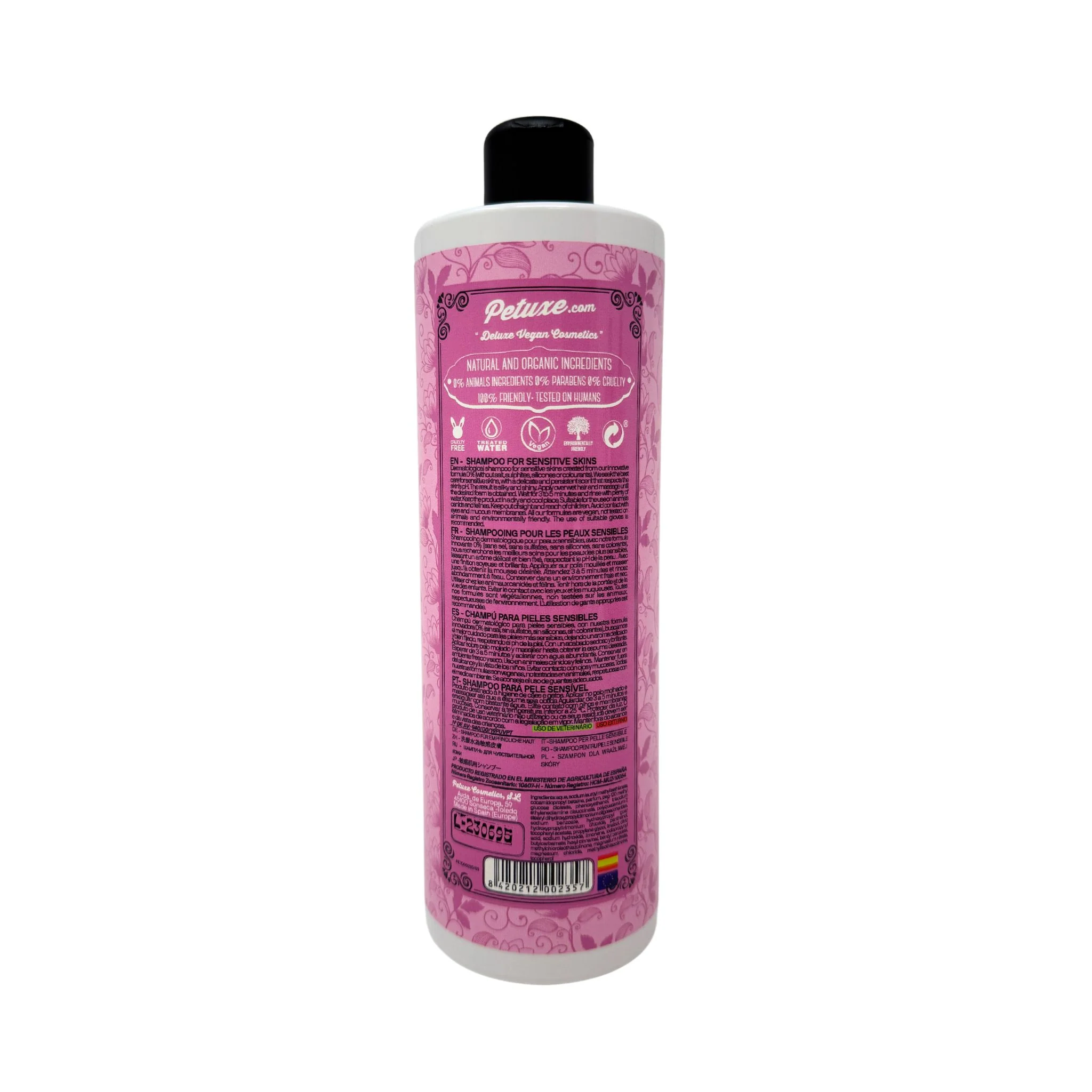 Champú hipoalergénico 500ml - Imagen 2