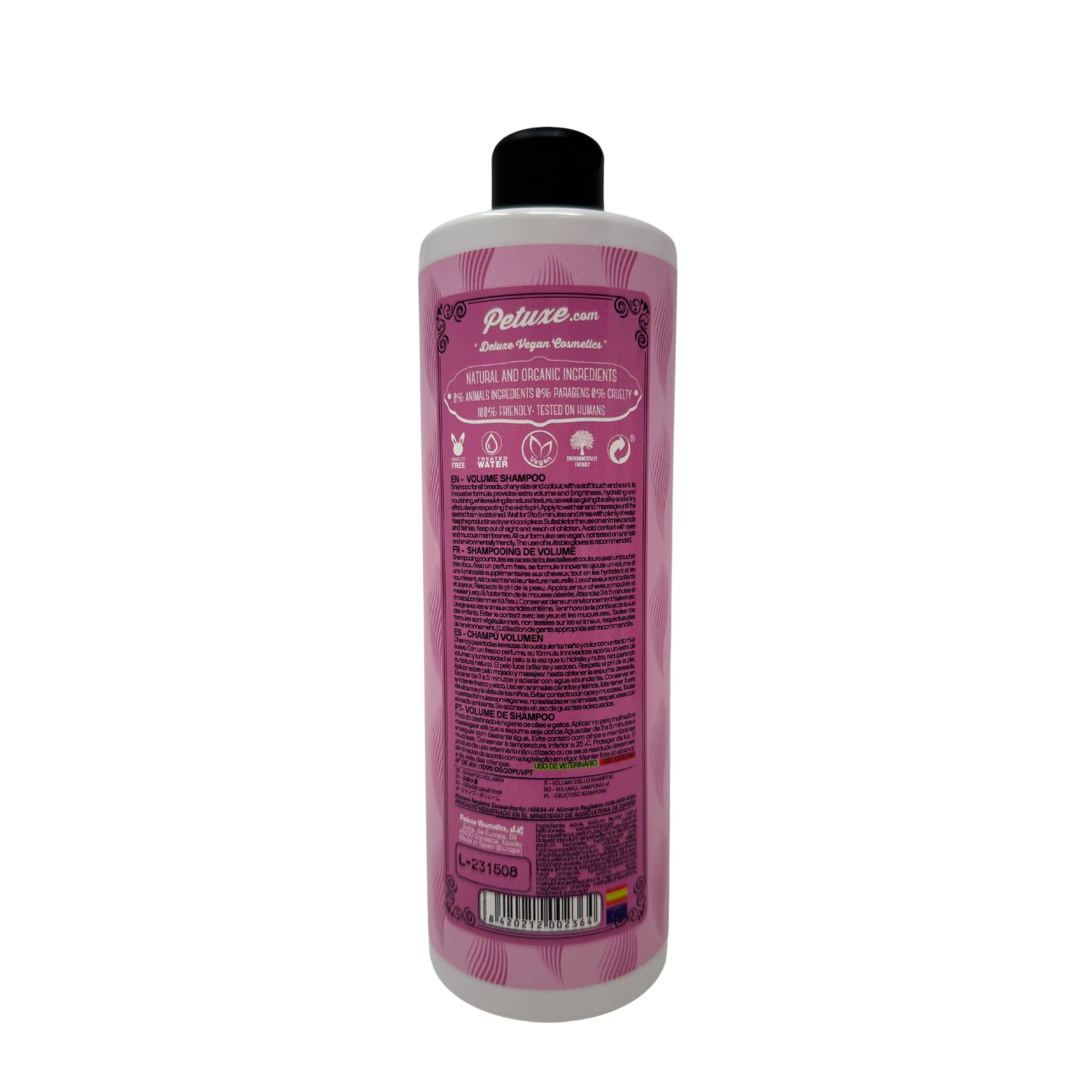 Champú volumen 500ml - Imagen 3