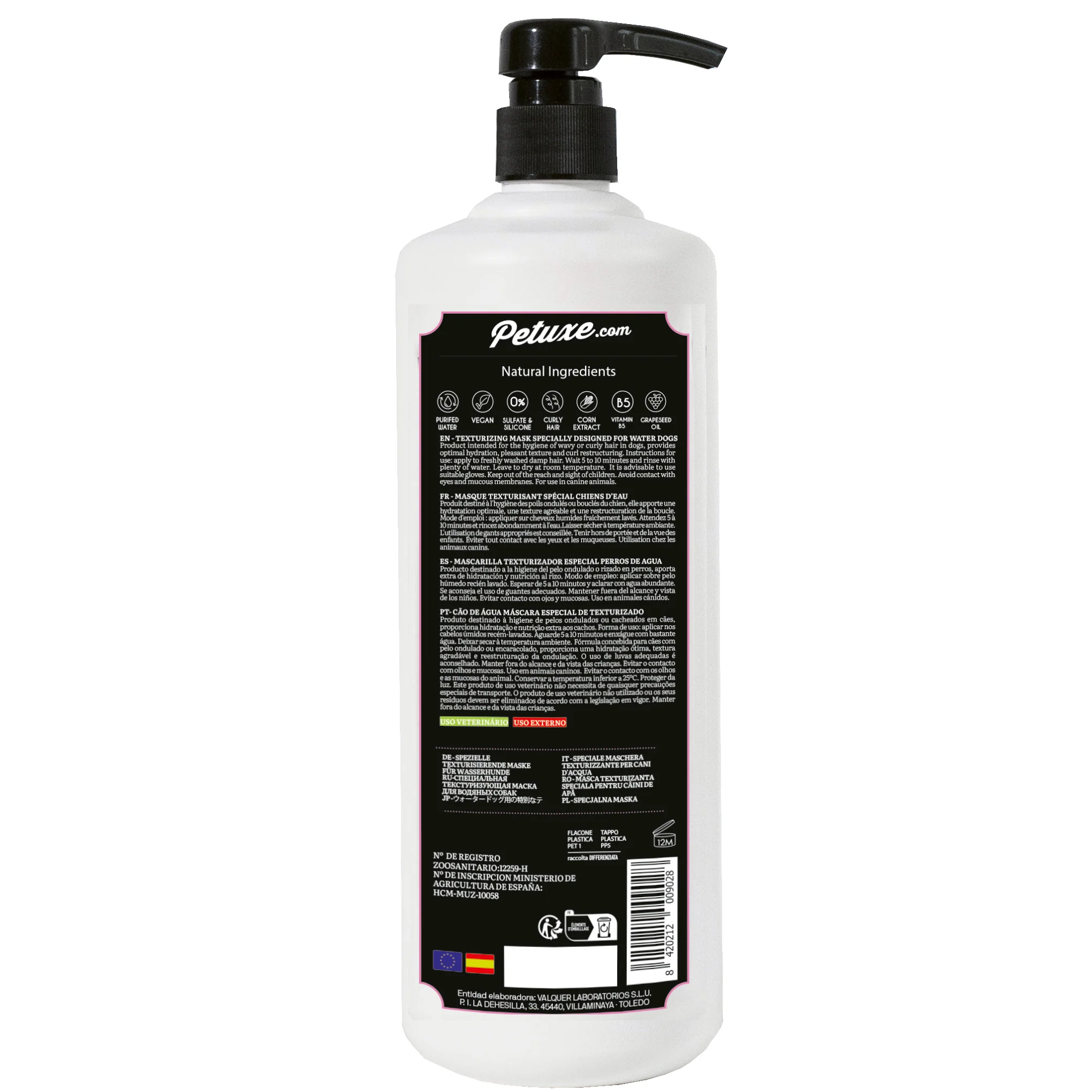 Mascarilla texturizadora perro de aguas 1L - Imagen 3