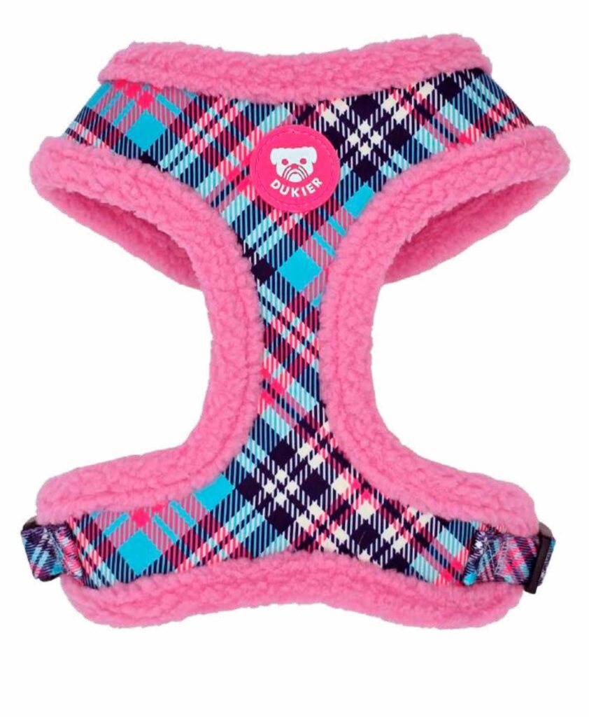 Arnés Ajustable Colección Tartán Pink Dukier