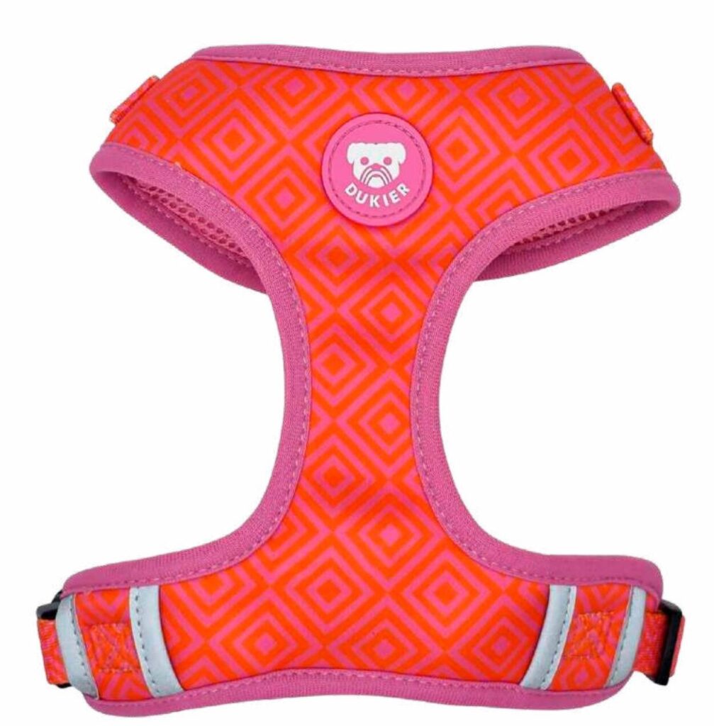Arnés Ajustable Kaleido Pink Grid Dukier