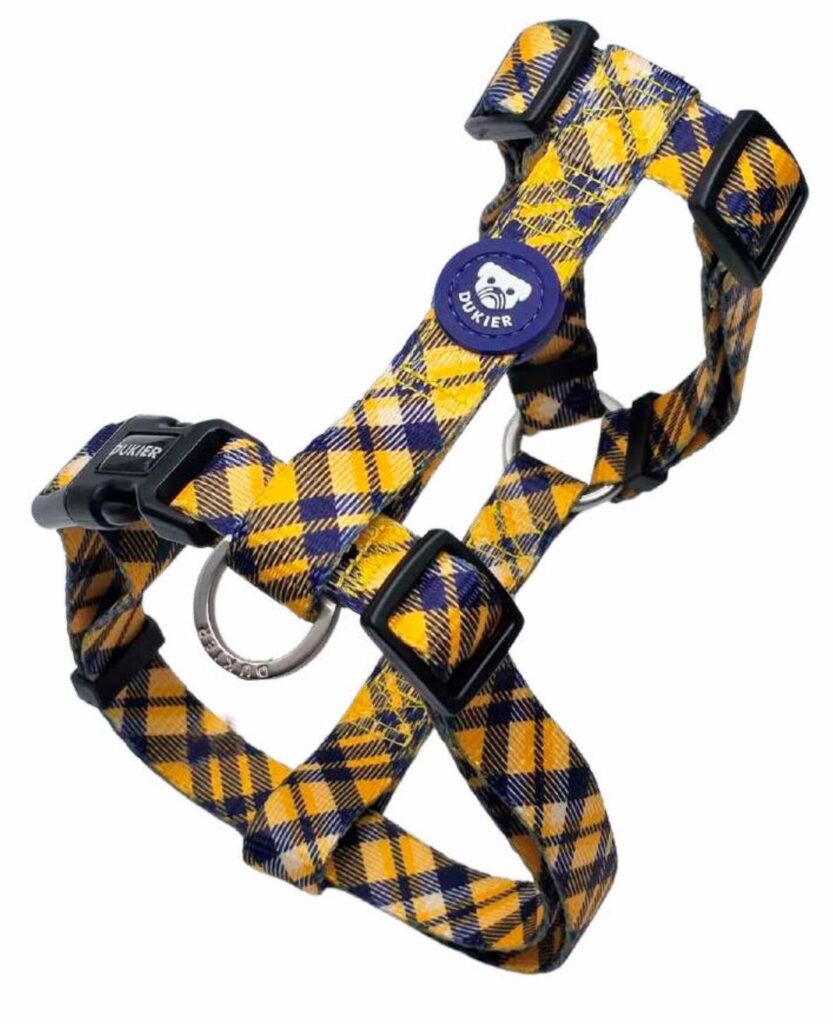 Arnés Clásico Colección Tartán Mustard Dukier