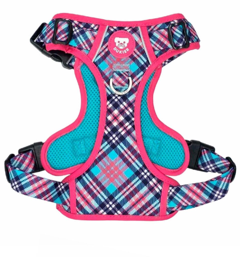 Arnés Trail Colección Tartán Pink Dukier
