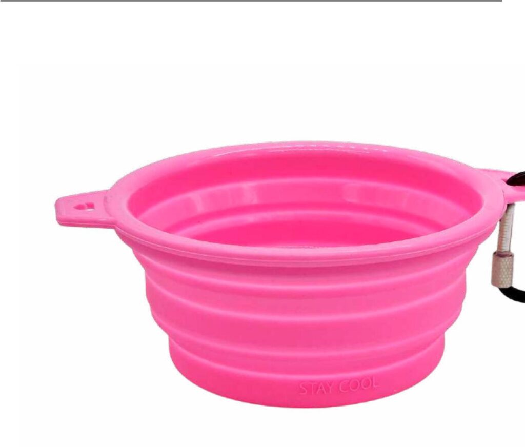 Bebedero Plegable Pink Dukier