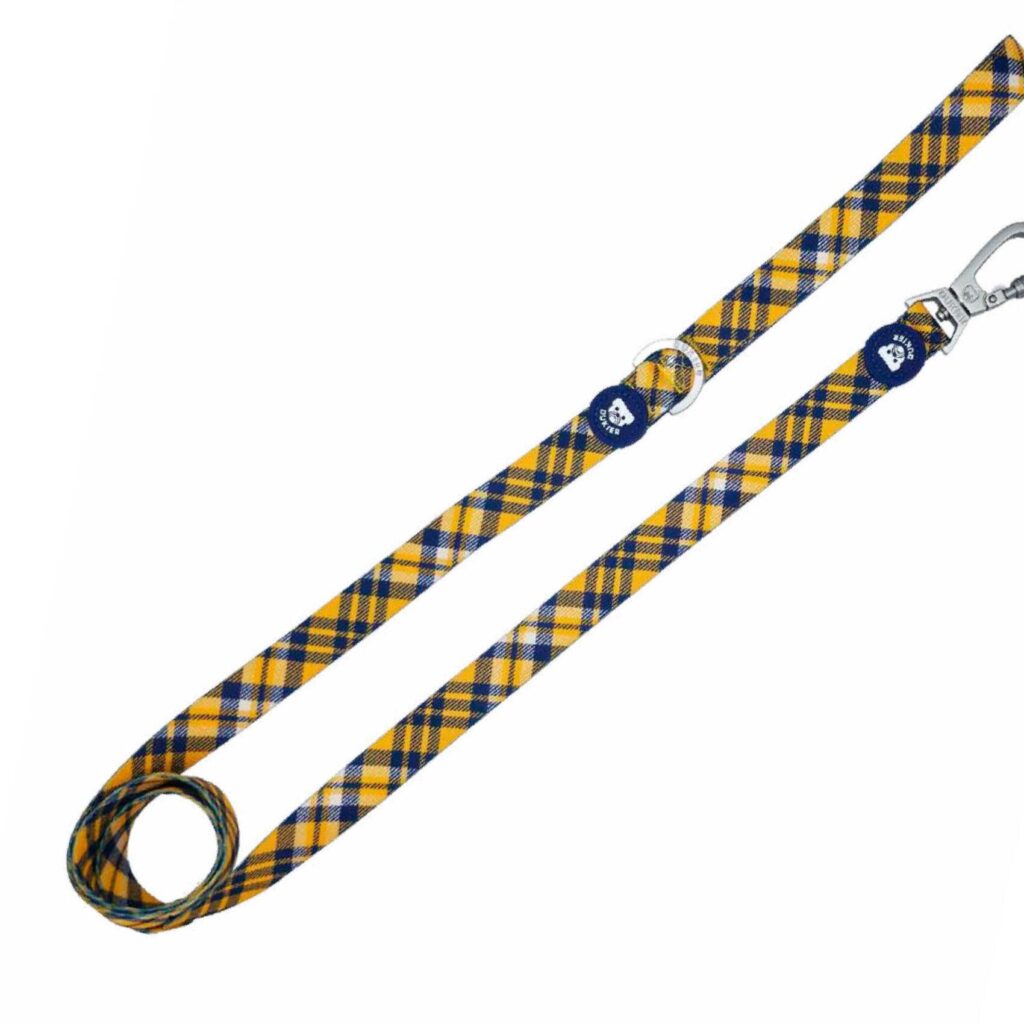 Correa Colección Tartán Mustard Dukier
